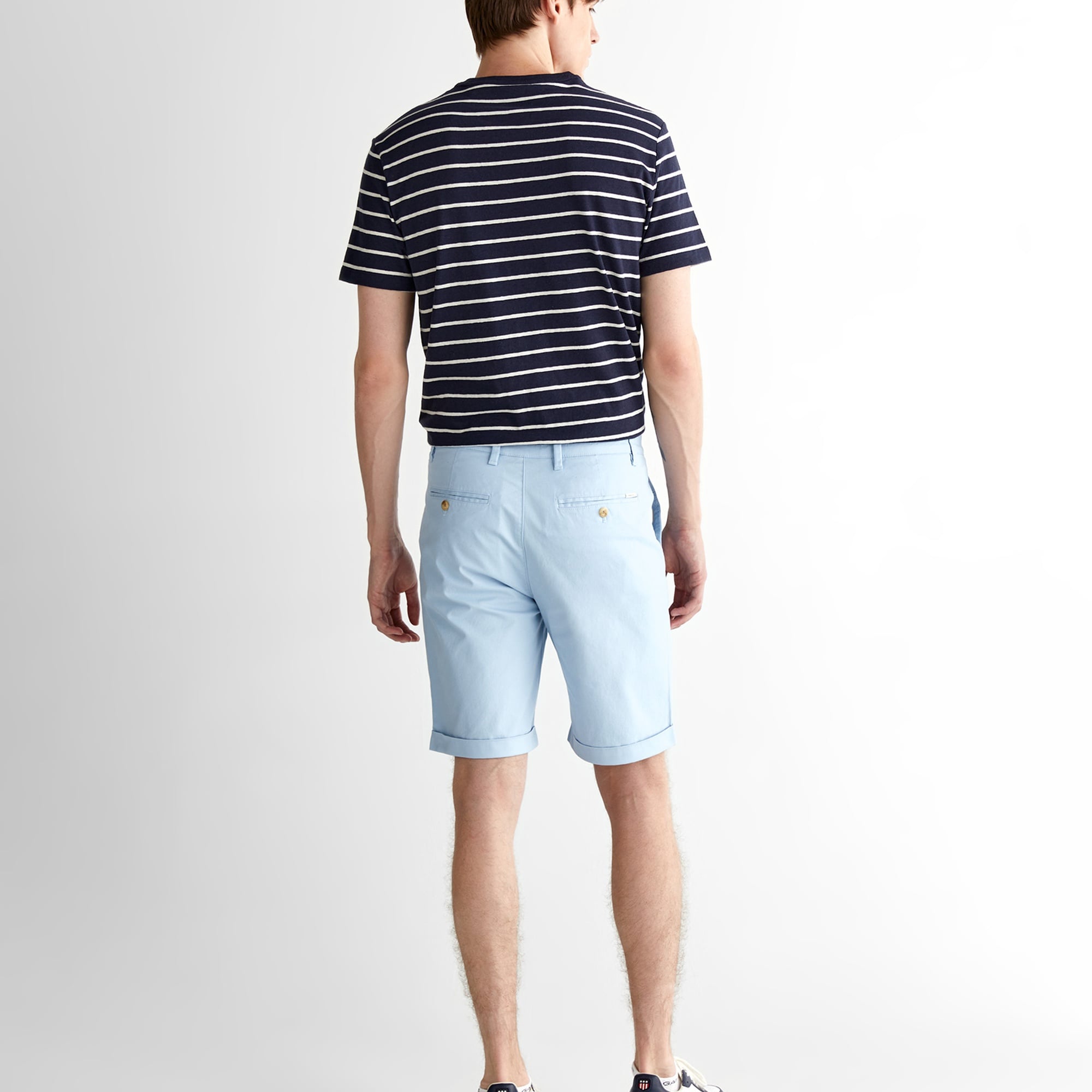 GANT Erkek Mavi Slim Fit Şort