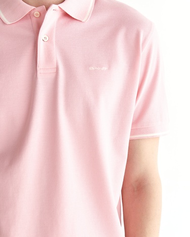  GANT Erkek Pembe Regular Fit Polo