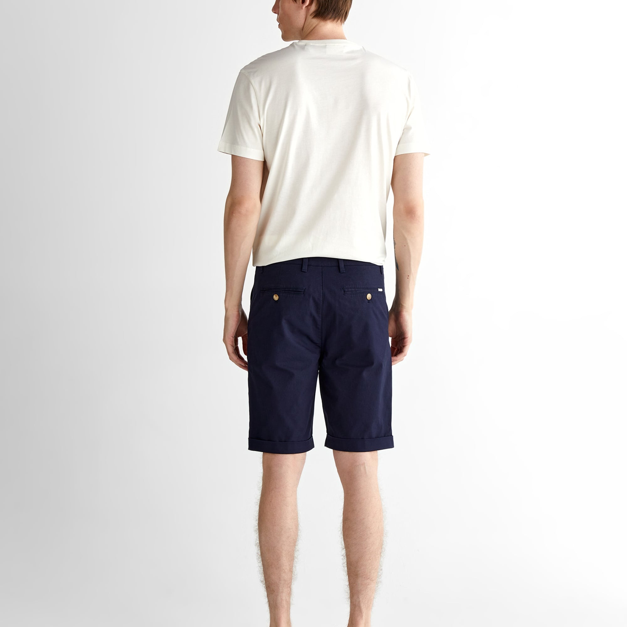 GANT Erkek Lacivert Slim Fit Şort