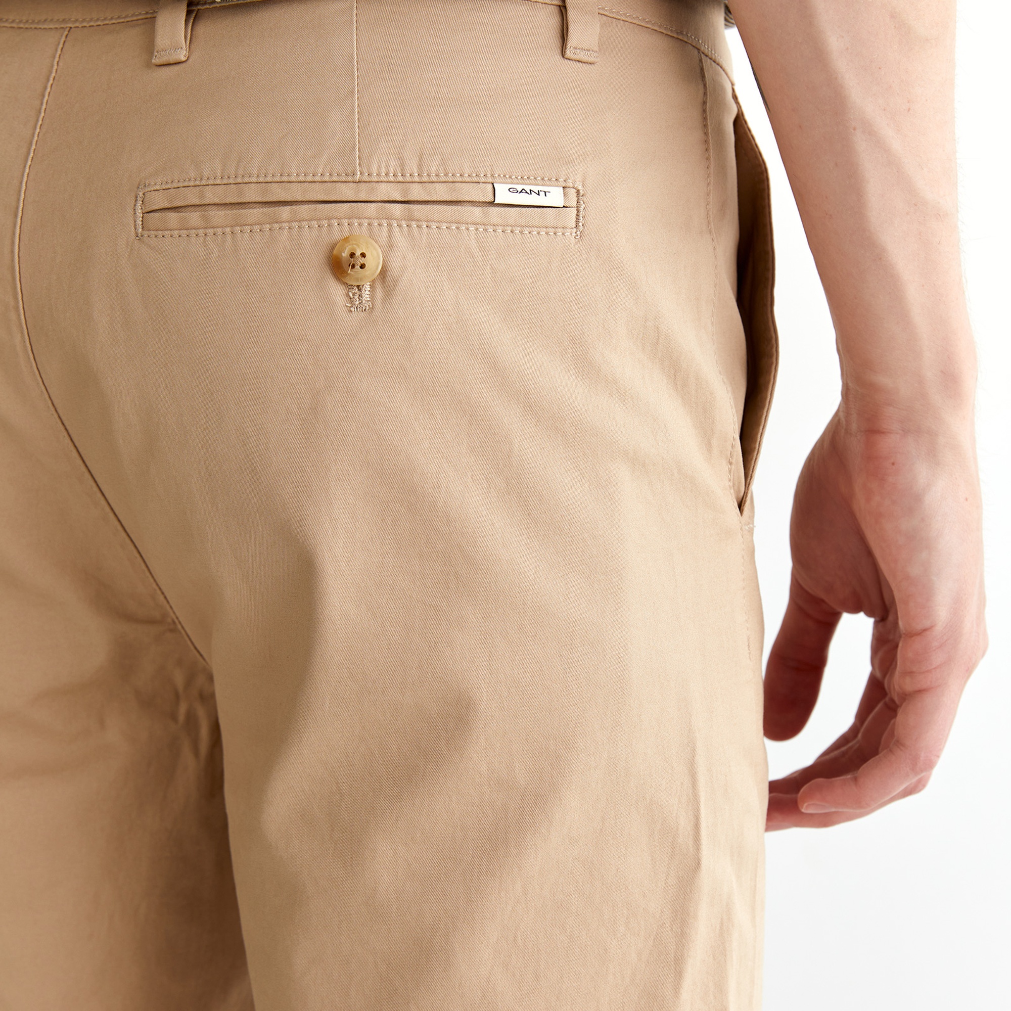 GANT Erkek Bej Slim Fit Şort