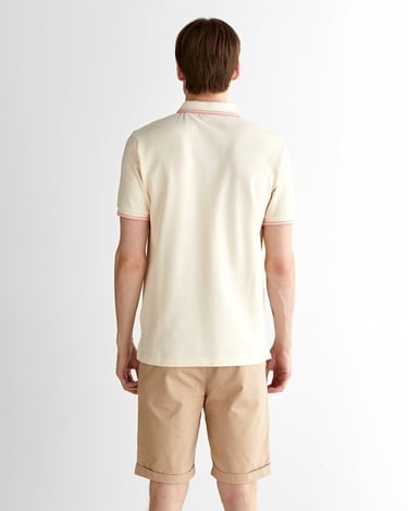  GANT Erkek Krem Regular Fit Polo