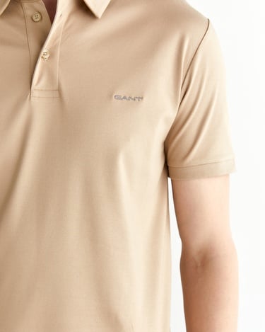  GANT Erkek Bej Slim Fit Polo