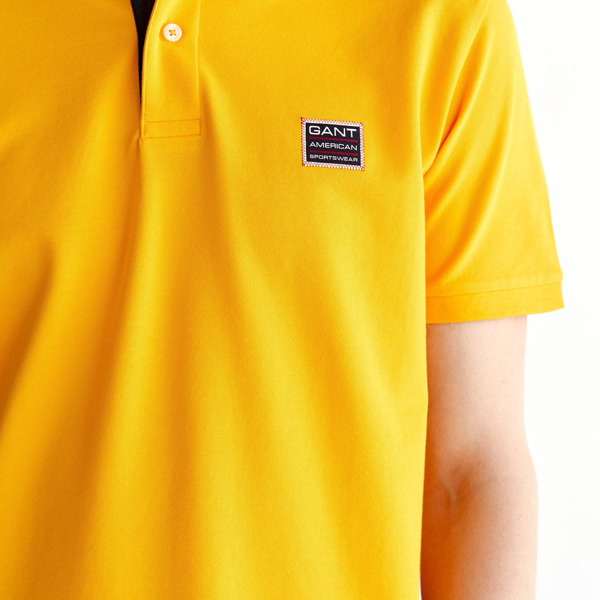 GANT Erkek Sarı Regular Fit Polo