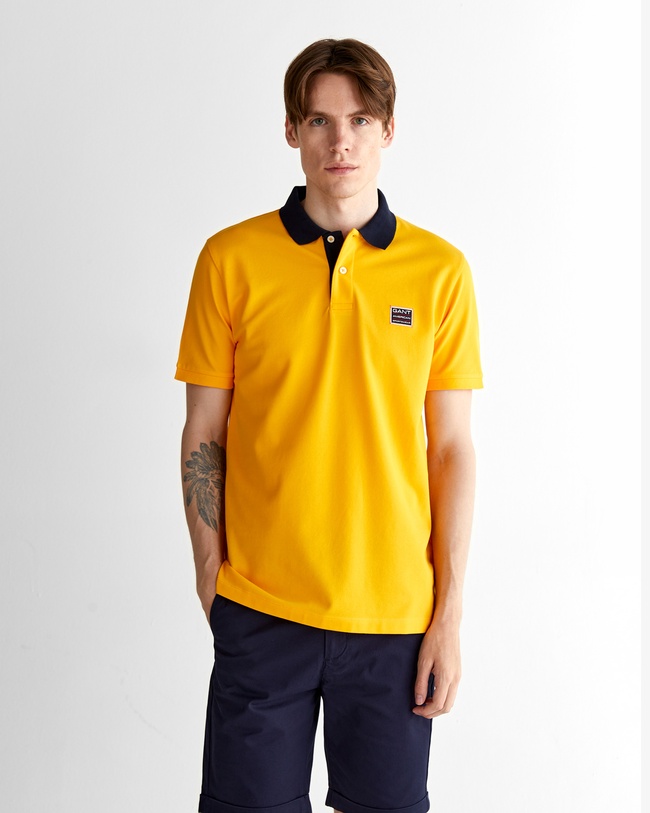  GANT Erkek Sarı Regular Fit Polo