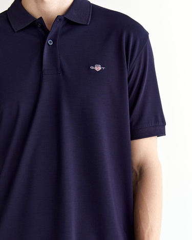  GANT Erkek Lacivert Relaxed Fit Polo