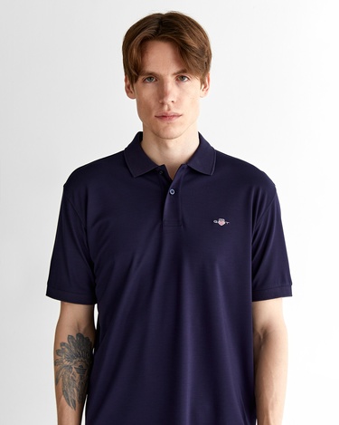  GANT Erkek Lacivert Relaxed Fit Polo