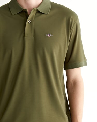  GANT Erkek Yeşil Relaxed Fit Polo
