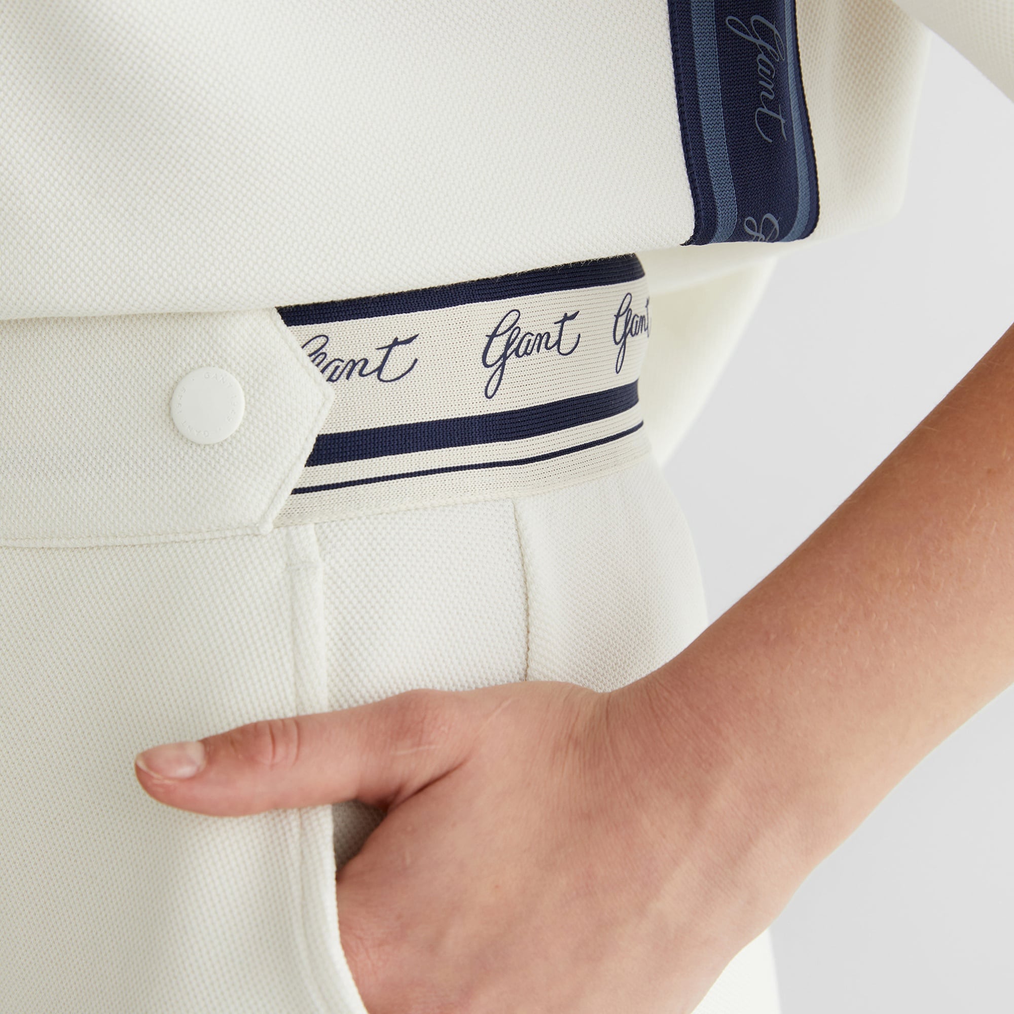 GANT Kadın Krem Logolu Etek