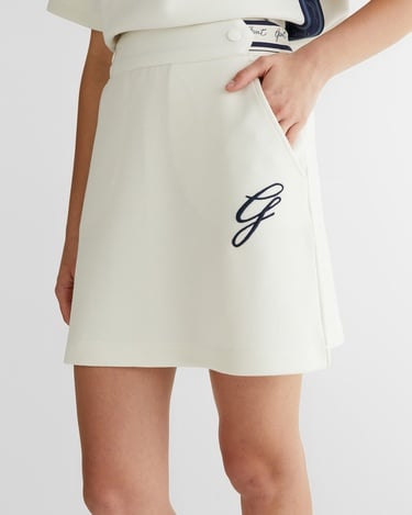  GANT Kadın Krem Logolu Etek
