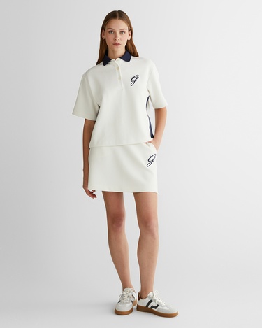  GANT Kadın Krem Logolu Etek