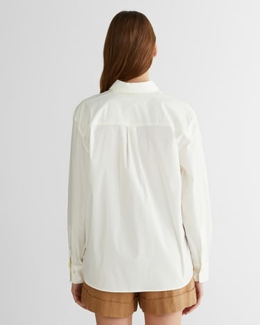  GANT Kadın Krem Klasik Yaka Gömlek