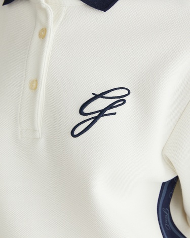  GANT Kadın Krem Logolu Polo