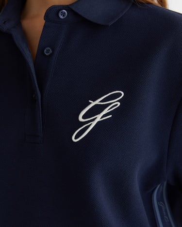  GANT Kadın Lacivert Logolu Polo