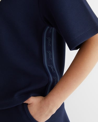  GANT Kadın Lacivert Logolu Polo