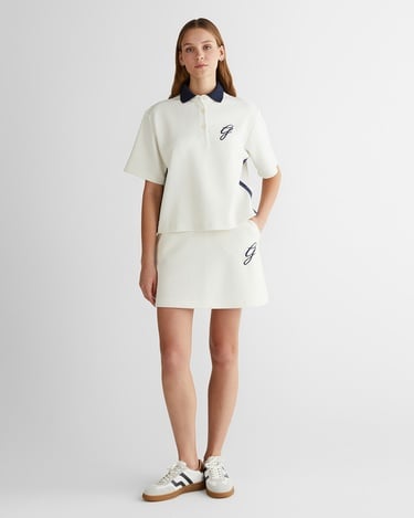  GANT Kadın Krem Logolu Polo