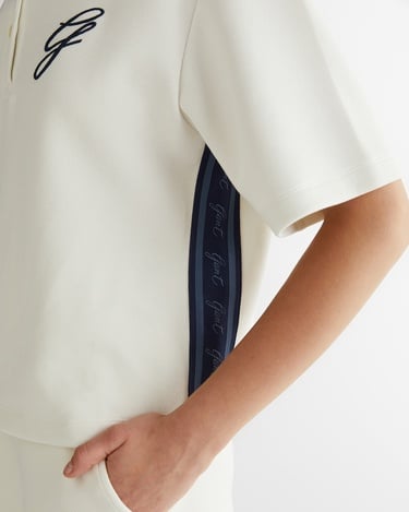  GANT Kadın Krem Logolu Polo