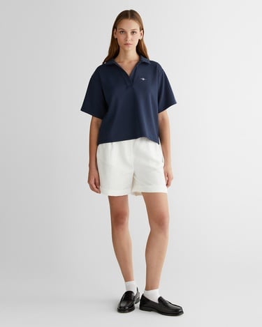  GANT Kadın Lacivert Logolu Polo