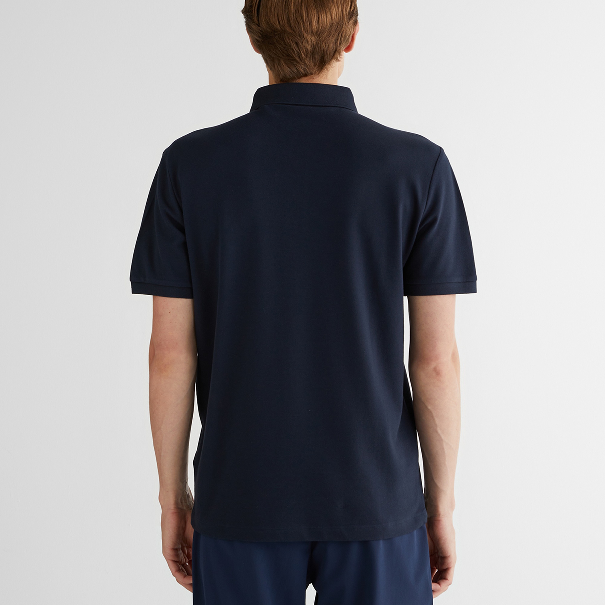 GANT Erkek Lacivert Kısa Kollu Polo