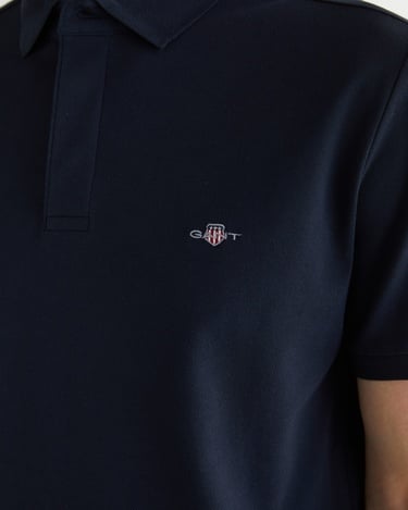  GANT Erkek Lacivert Kısa Kollu Polo