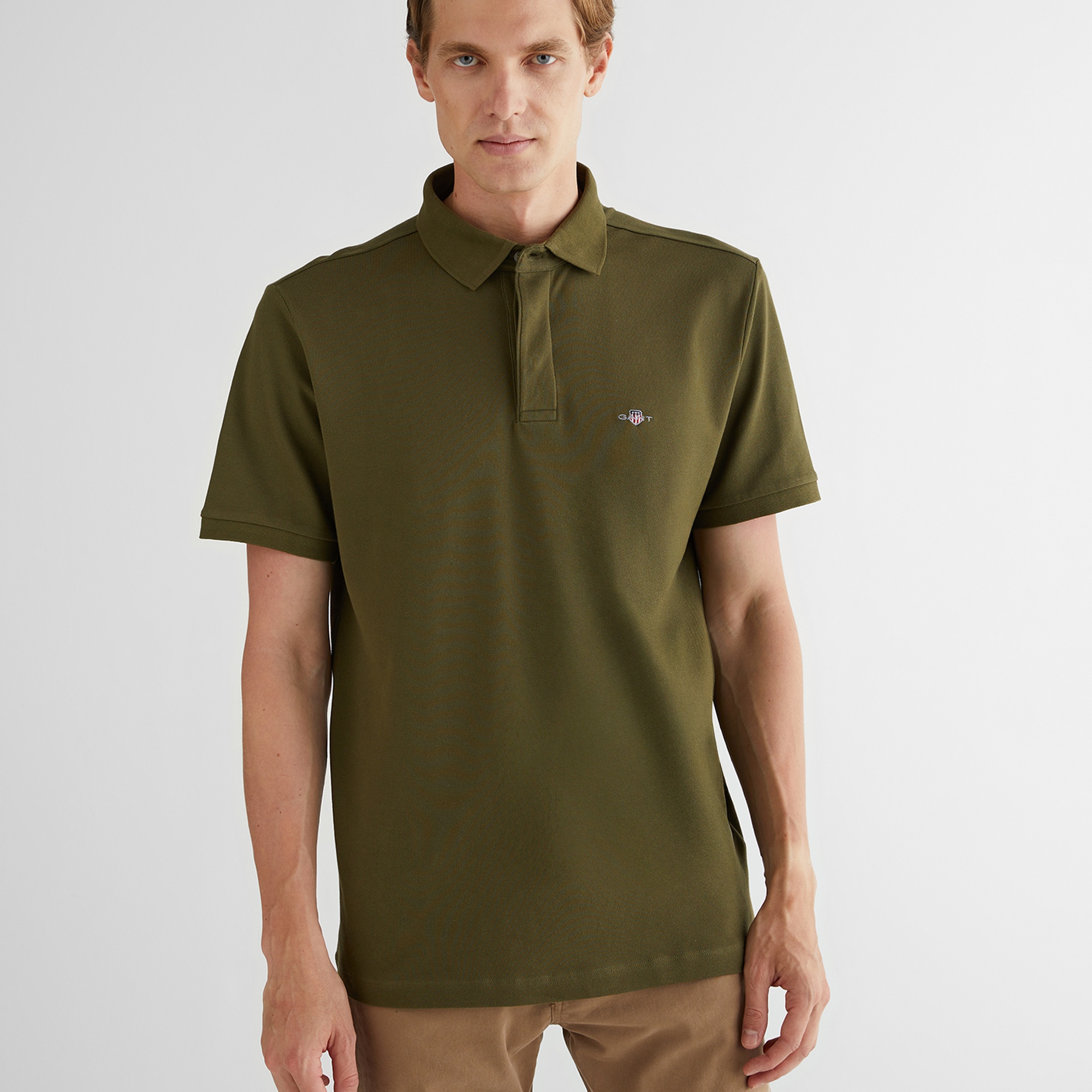 GANT Erkek Yeşil Polo