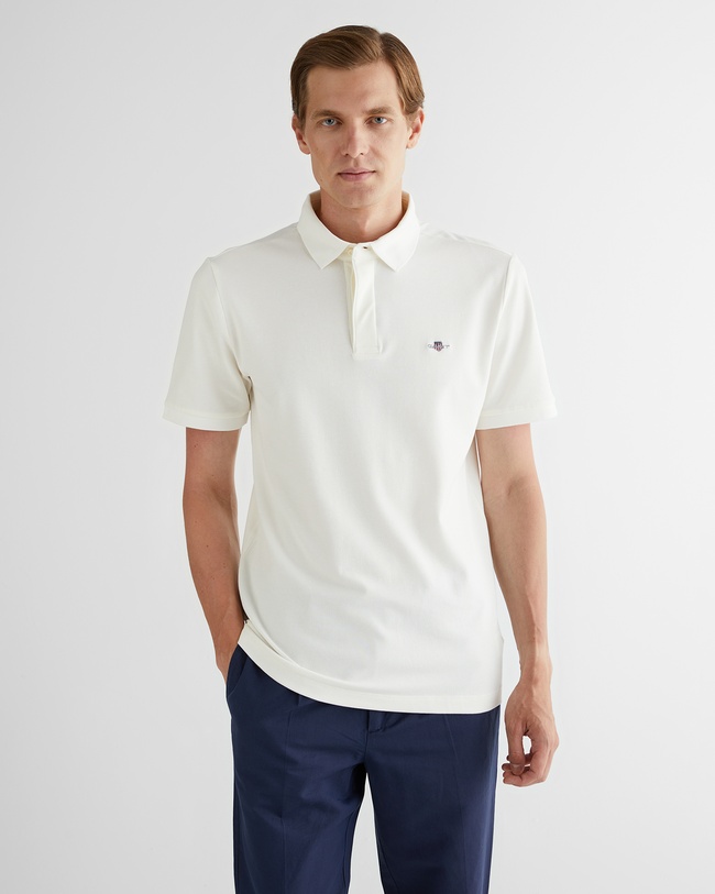  GANT Erkek Krem Polo