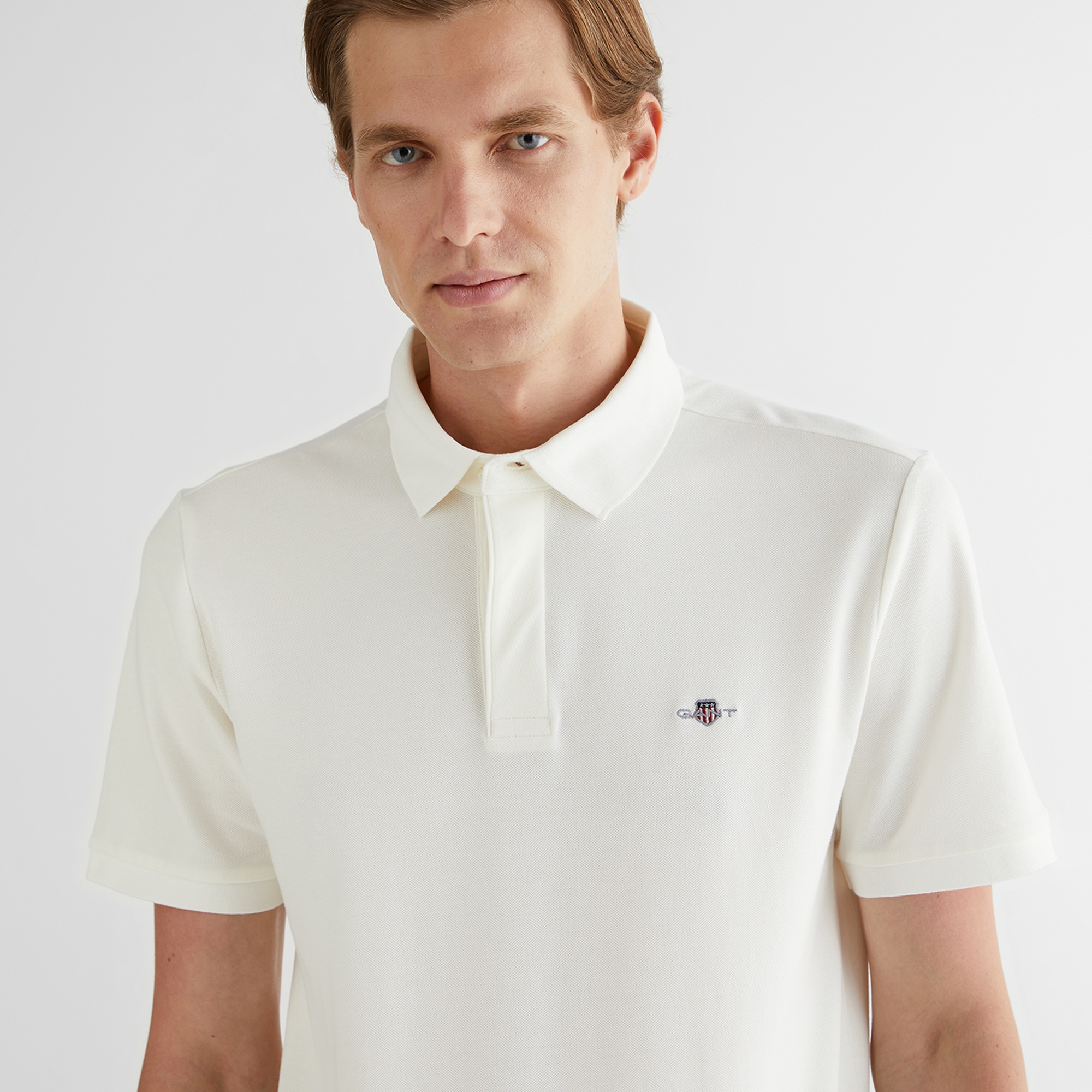 GANT Erkek Krem Polo