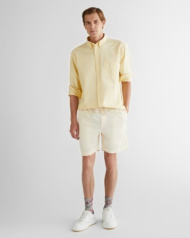  GANT Erkek Krem Regular Fit Şort