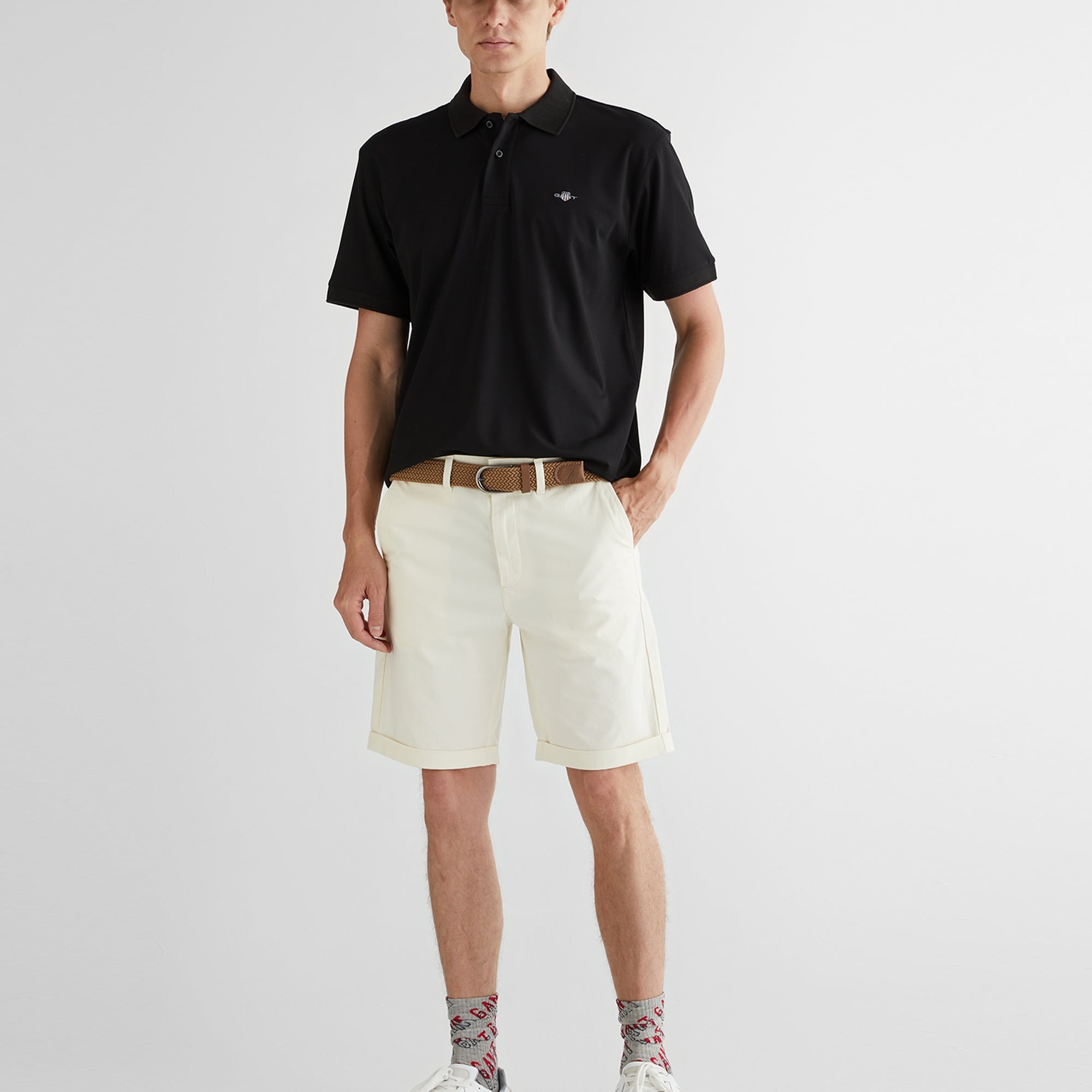 GANT Erkek Krem Slim Fit Şort