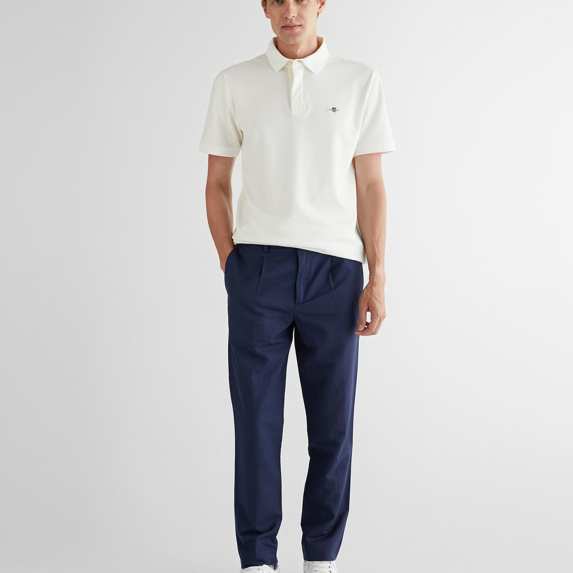 GANT Erkek Mavi Slim Fit Pantolon