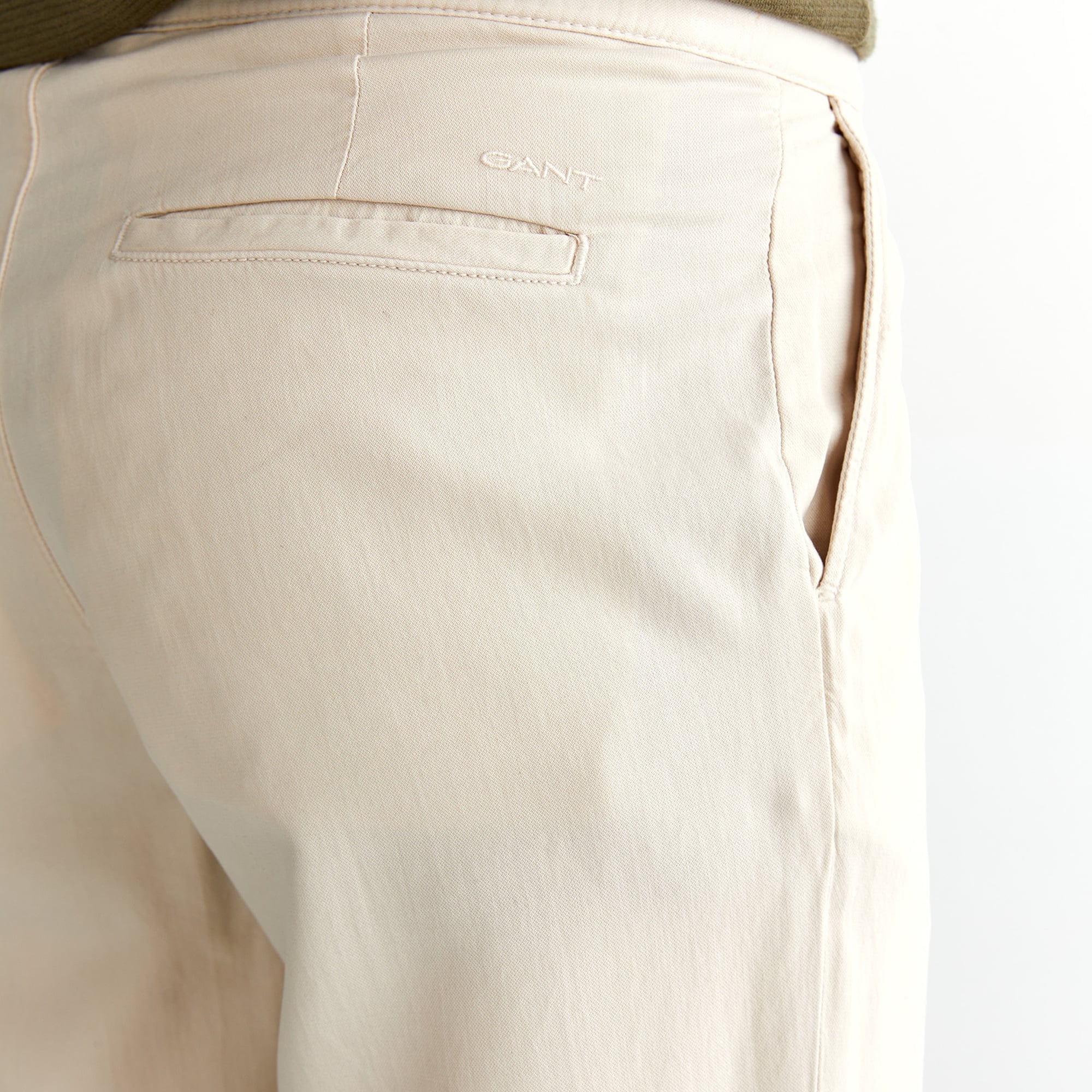 GANT Erkek Krem Jogger Fit Pantolon