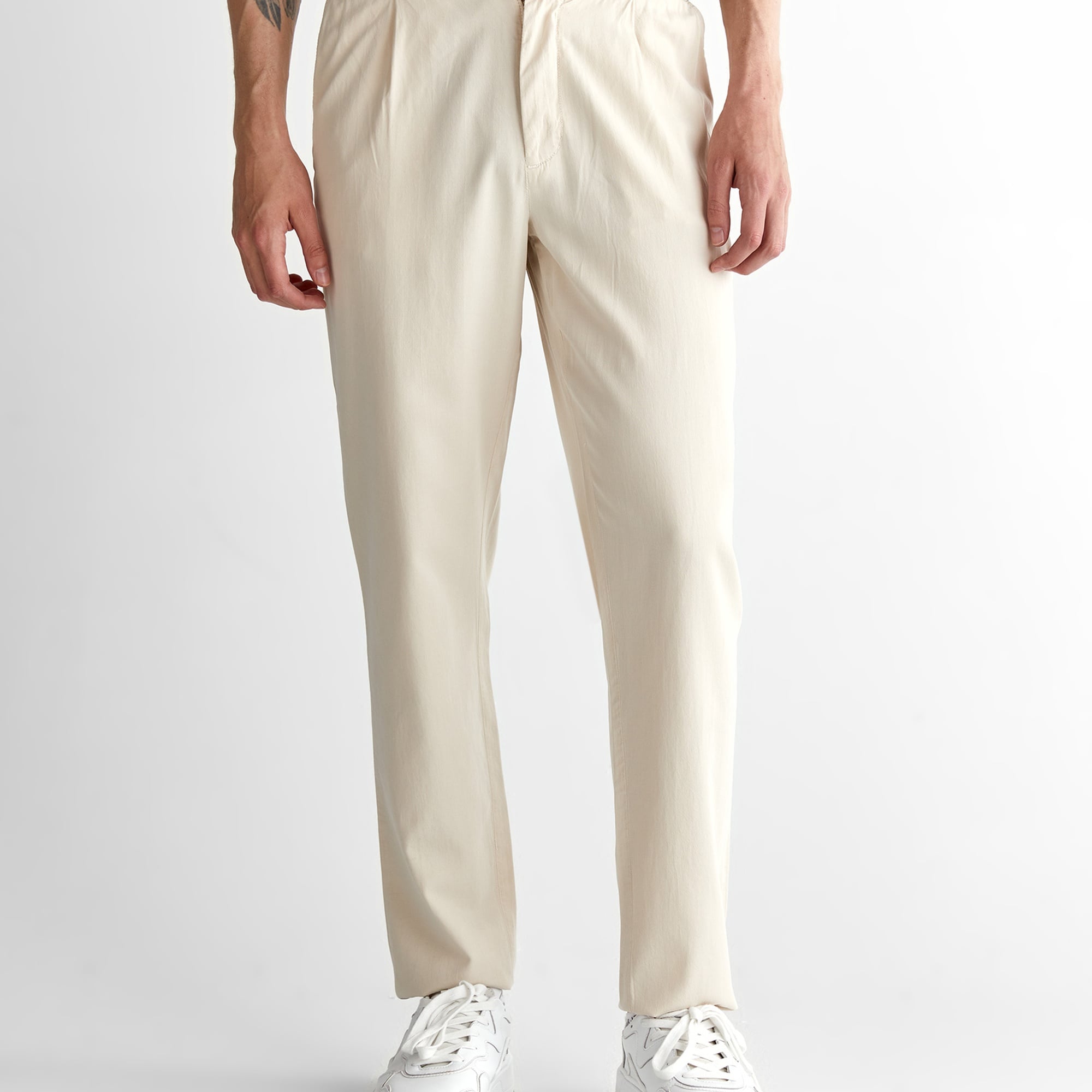 GANT Erkek Krem Jogger Fit Pantolon