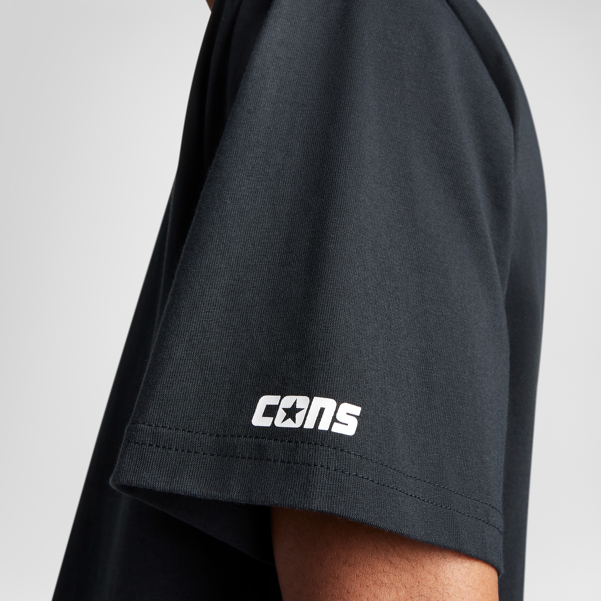Converse Erkek Cons Baskılı Siyah T-Shirt