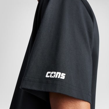  Converse Erkek Cons Baskılı Siyah T-Shirt