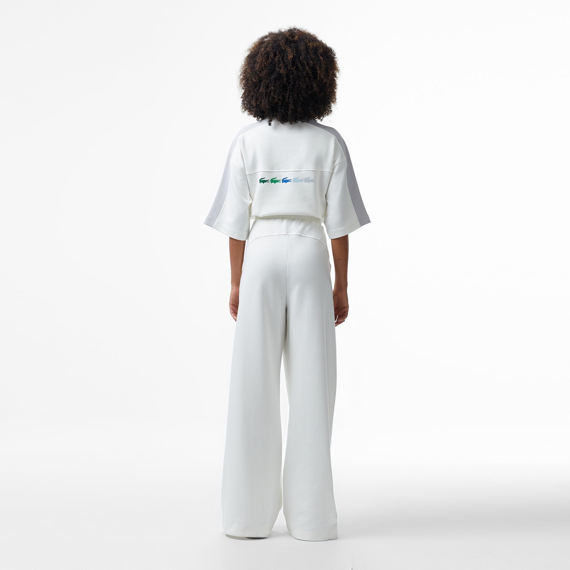 Lacoste House of SuperStep x Lacoste Kadın Beyaz Eşofman Altı