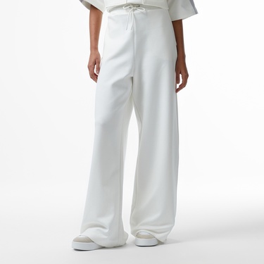  Lacoste House of SuperStep x Lacoste Kadın Beyaz Eşofman Altı