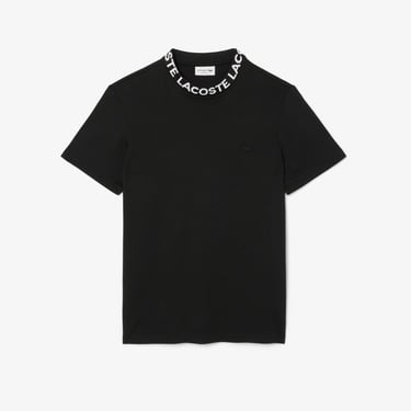  Lacoste Erkek Regular Fit Bisiklet Yaka Siyah T-Shirt