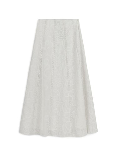  Brode Detaylı Midi Etek