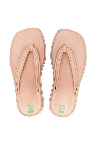  Atemporal Flatform Kadın Parmak Arası Terlik Pudra 35/42