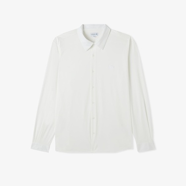  Lacoste Erkek Slim Fit Beyaz Gömlek