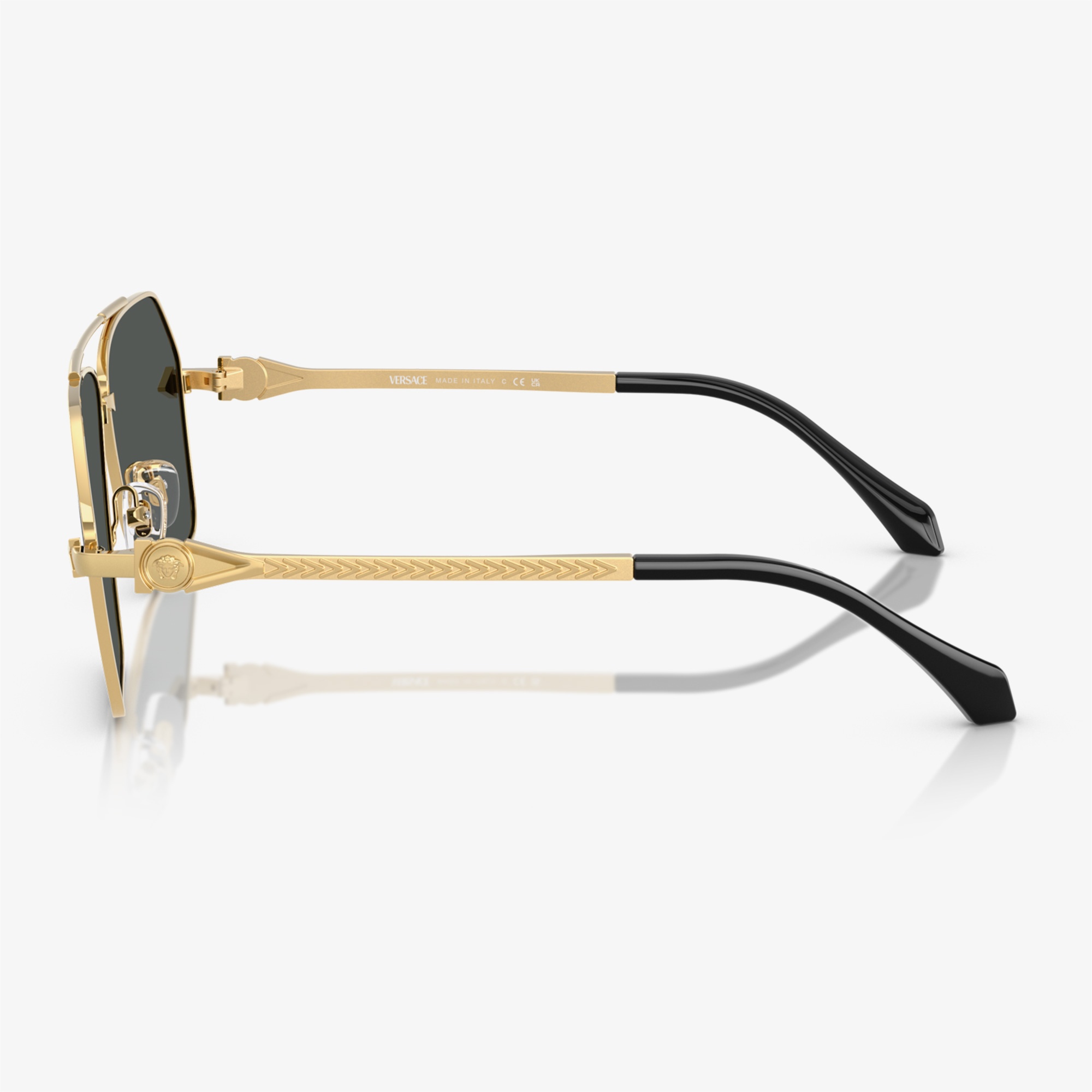 Versace VE2284 Erkek Altın Rengi Güneş Gözlüğü