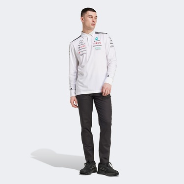  adidas Mercedes Amg Petronas Formula One Team Erkek Beyaz Motorsport Sweatshirt