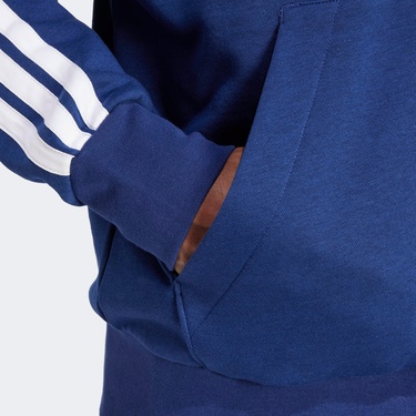  adidas Essentials 3 Stripes Erkek Lacivert Eşofman Üstü