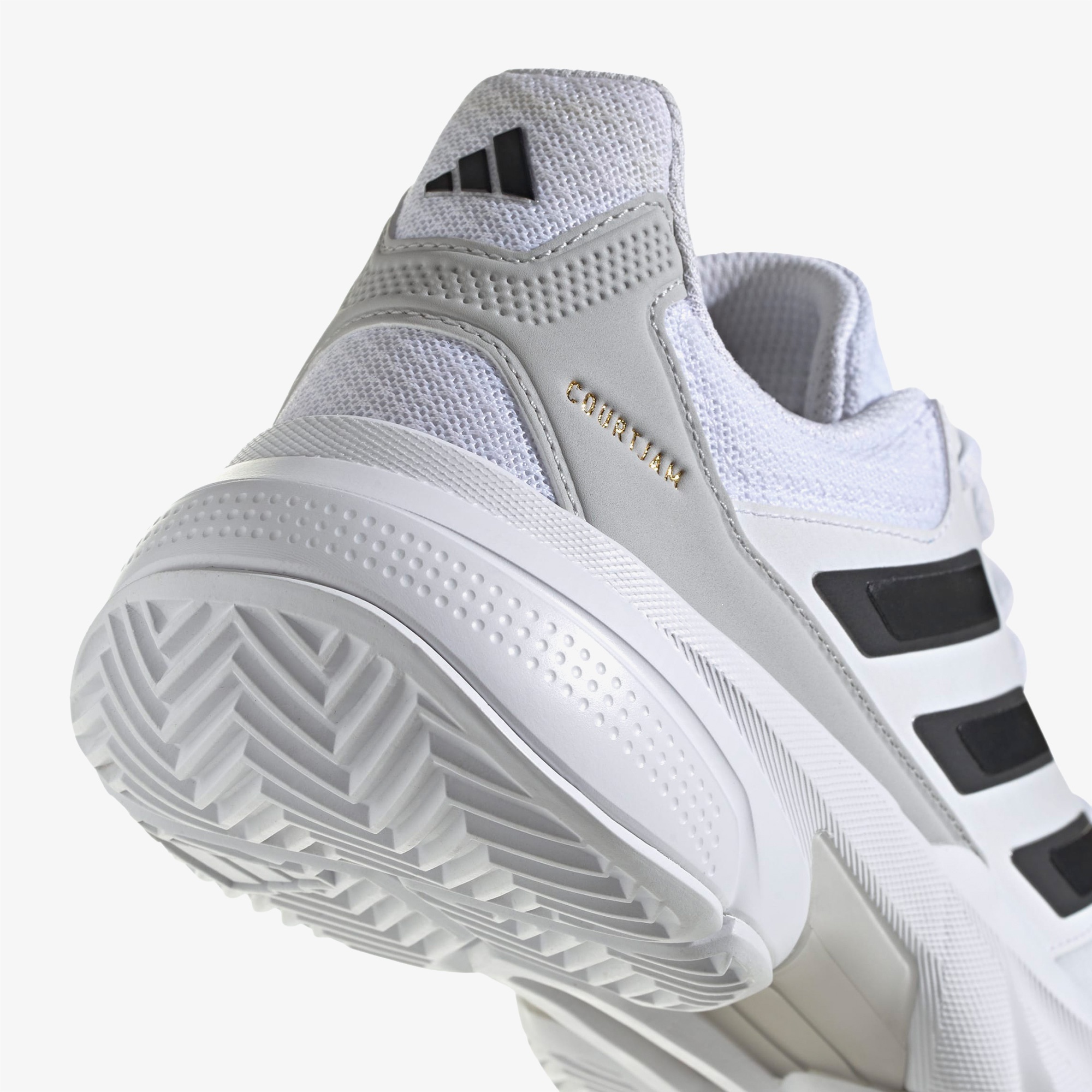 adidas Courtjam Control 3 Erkek Beyaz Tenis Ayakkabısı