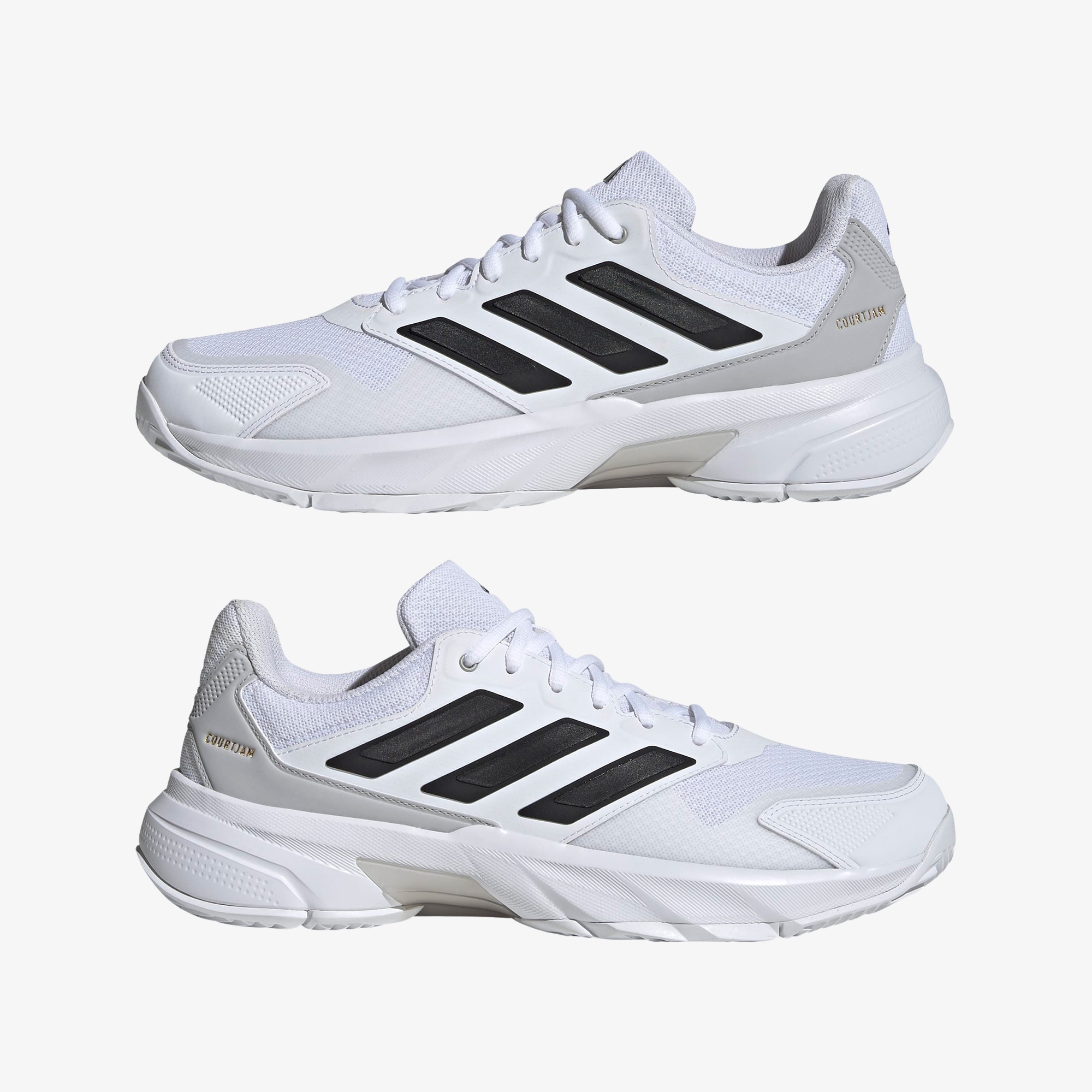 adidas Courtjam Control 3 Erkek Beyaz Tenis Ayakkabısı