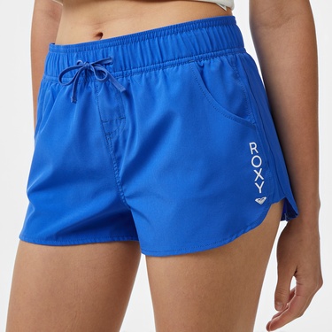  Roxy Wave 2 Inch Bs Kadın Mavi Deniz Şortu