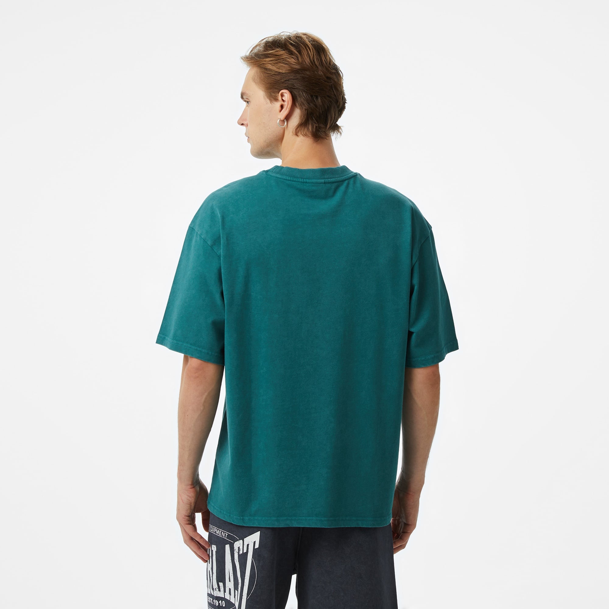 Everlast Authentic Boxing Oversize  Erkek Yeşil T-Shirt