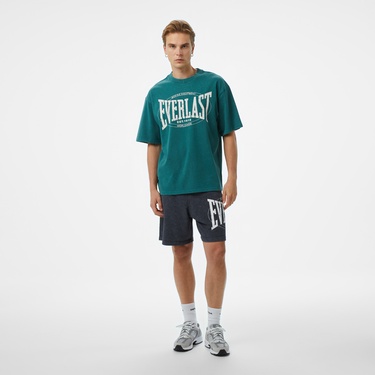  Everlast Authentic Boxing Oversize  Erkek Yeşil T-Shirt