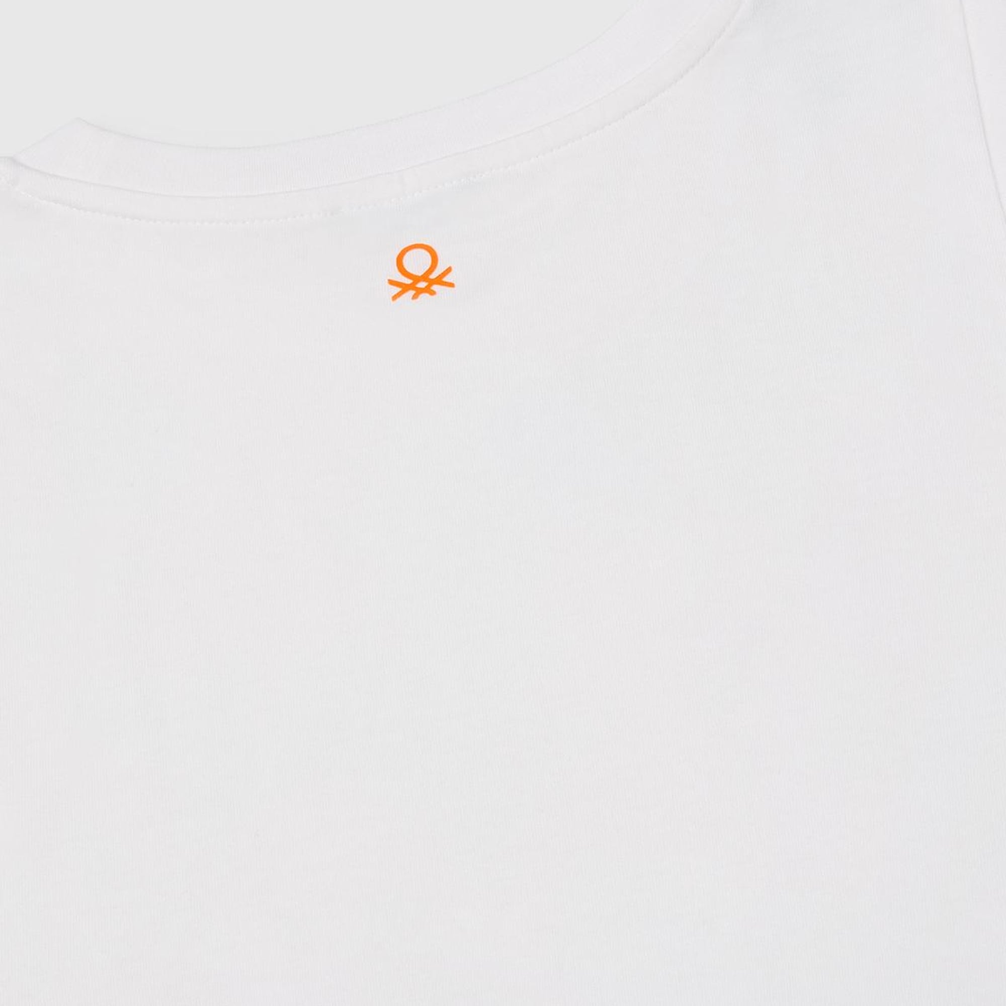 Erkek Çocuk Beyaz Mix Önü Baskılı Arka Yakası Logo Detaylı Kolsuz Atlet