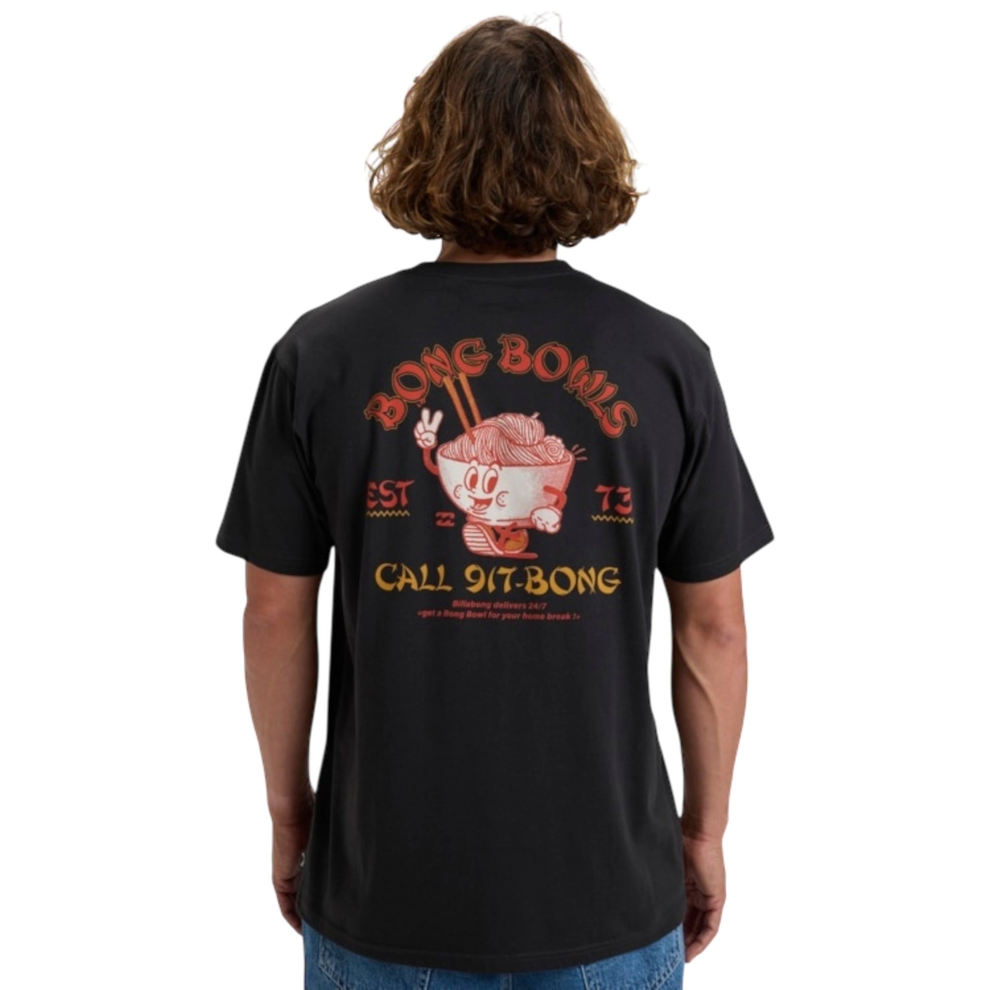 Billabong Lunch Break Ss Erkek Siyah Tişört