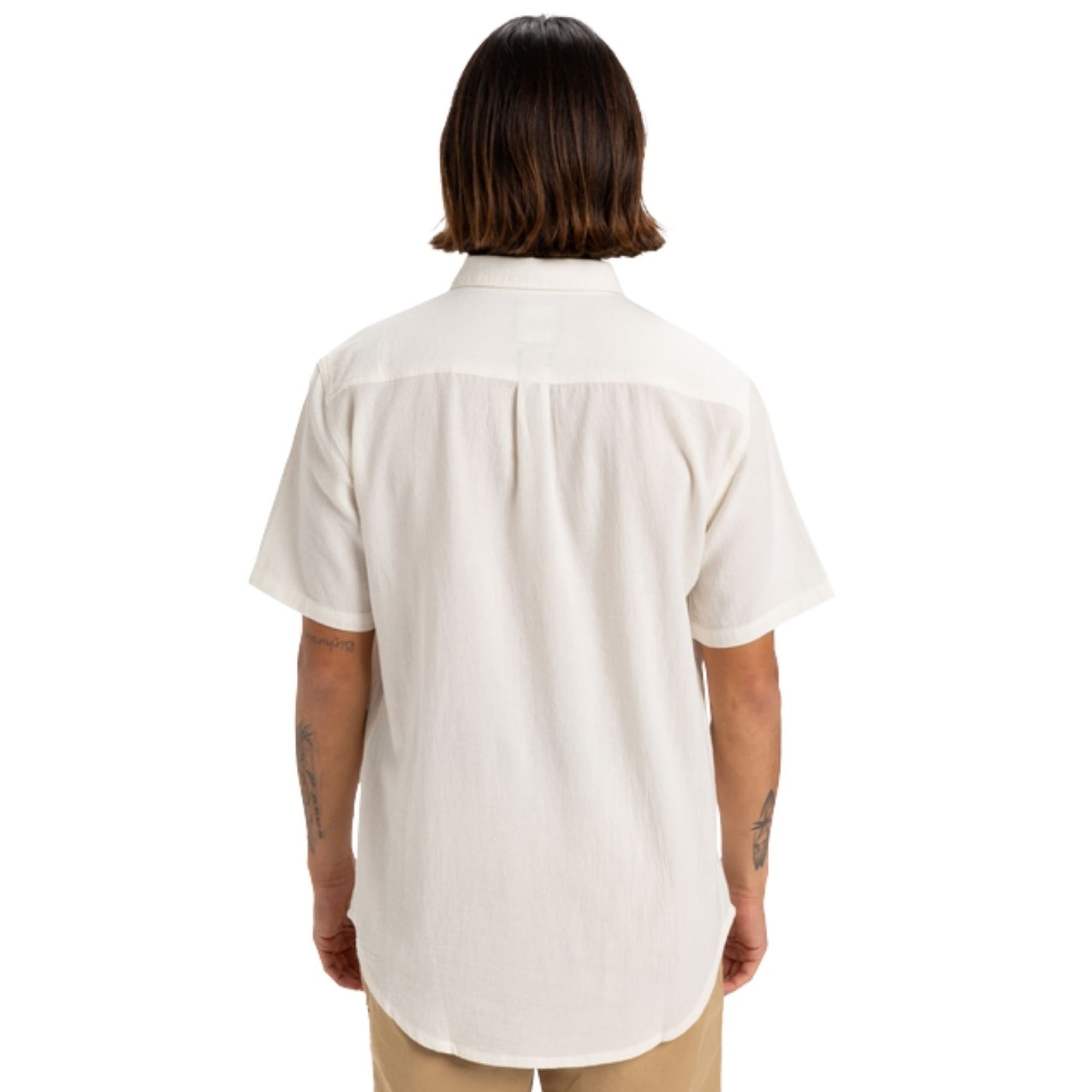 Quiksilver Time Box Erkek Beyaz Gömlek